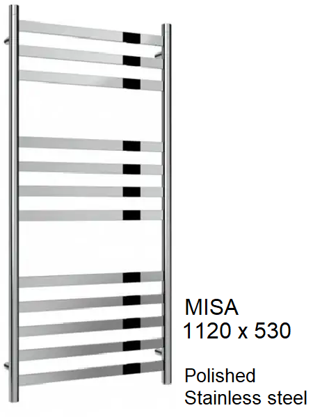 Misa Stainless Steel Towel Rail 720 x 530